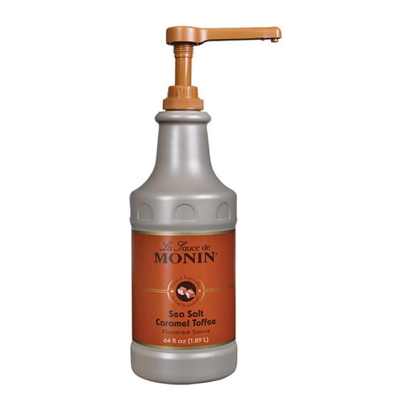 Monin Sea Salt Caramel Toffee Sauce cs 4/64 oz