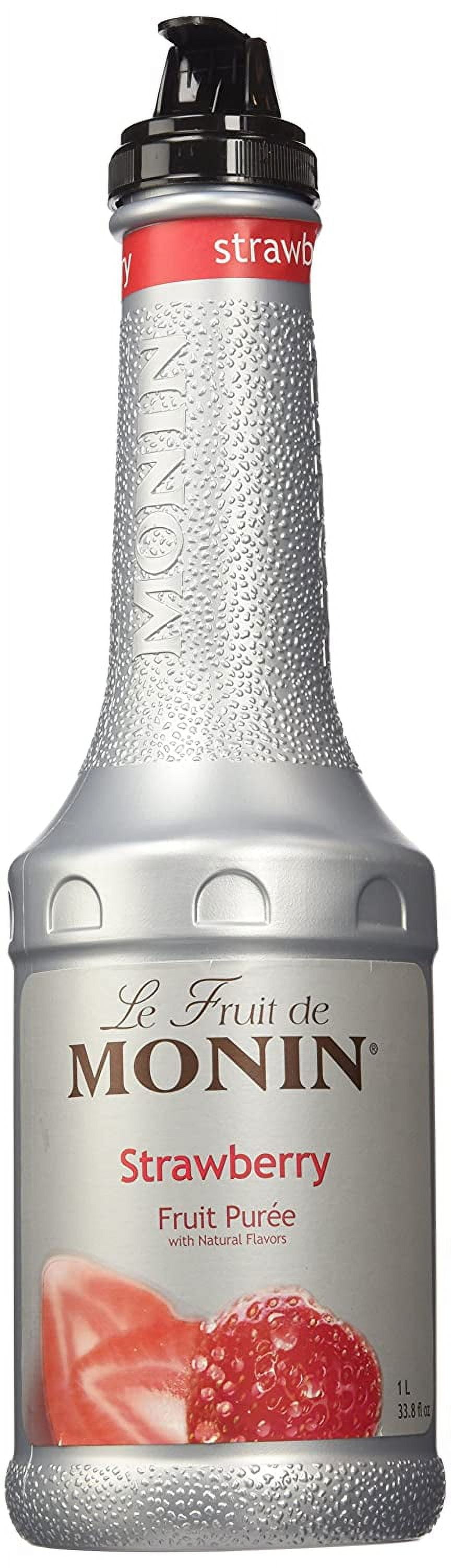 Monin Strawberry Puree Fruit Puree, 1 Liter (010409) Category Drink