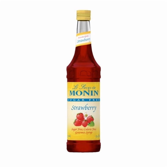 Monin Strawberry Sugar Free Syrup cs 12/750 ml