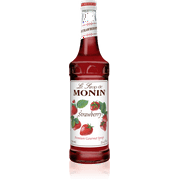 Monin - Strawberry Syrup, Mild and Sweet, Great for Cocktails and Teas, Gluten-Free, Non-GMO (750 ml)