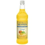 Monin Sugar Free Mango O'free (Sugar Free, Calorie Free), 33.8-Ounce Plastic Bottle (1 Liter Bottle)