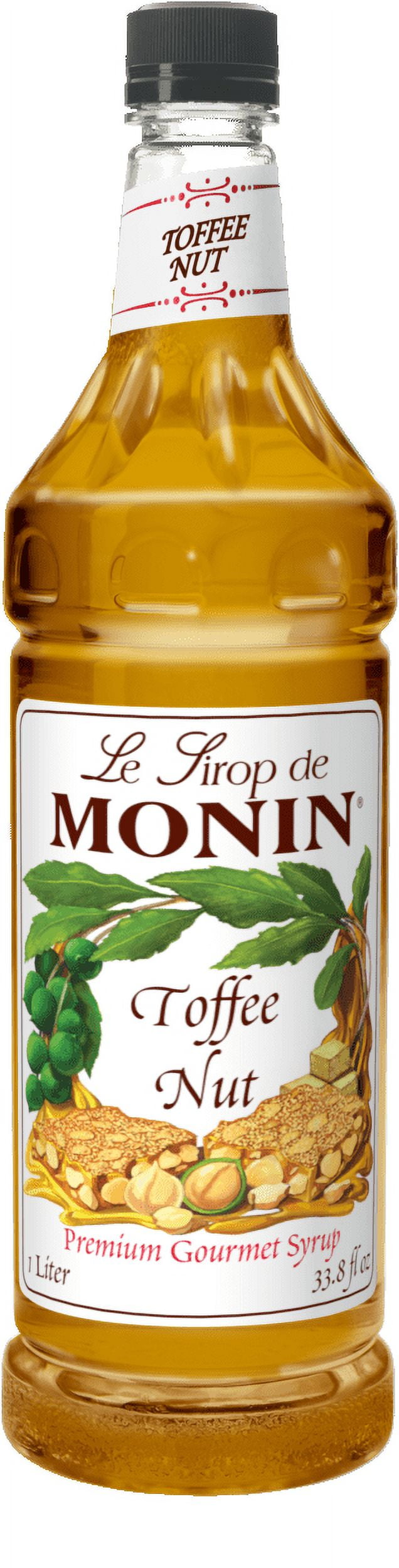 Monin Toffee Nut Syrup, Bold and Buttery, Great for Coffee and