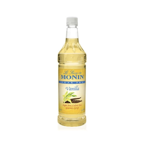 Monin Vanilla Sugar Free Syrup PET cs 4/1 ltr