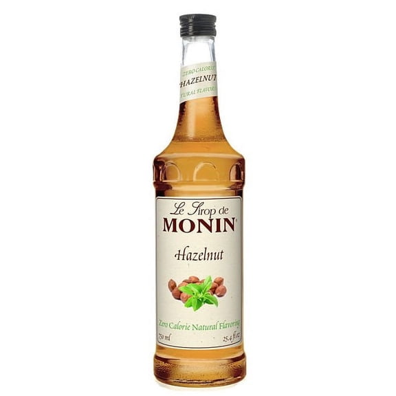 Monin Zero Calorie Natural Flavoring Size: 750 ml (25.4 oz), Flavor: Hazelnut
