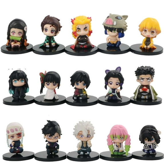 Moning Collectible Anime Demon Slayer PVC B-5PCS
