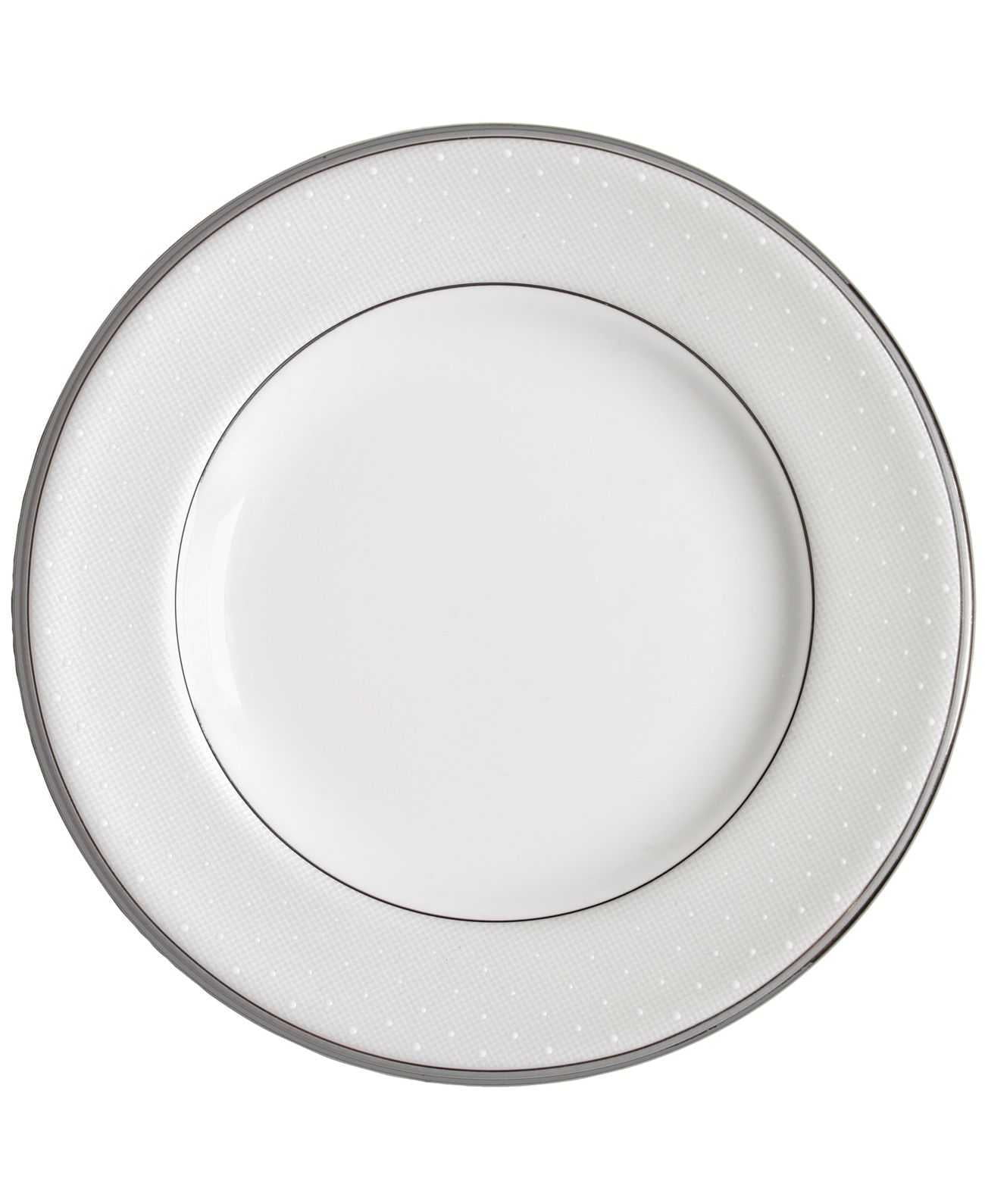 Monique Lhuillier Waterford Pointe D'esprit Salad Plate (8