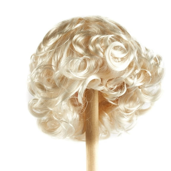 Monique Synthetic Mohair Bleach Blonde Brooke Doll Wig