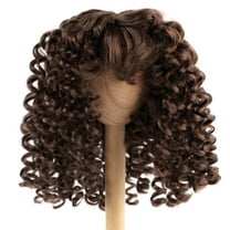 Monique Synthetic Mohair Brown Black Bernadette Doll Wig