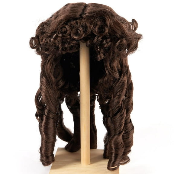 Monique Synthetic Mohair Brown Black Breanna Doll Wig
