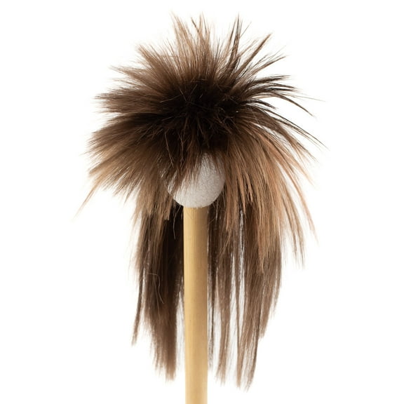 Monique Synthetic Mohair Brown Black Chestnut Brown Doll Wig
