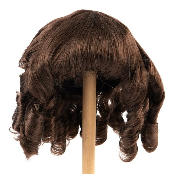 Monique Synthetic Mohair Brown Black Julie Doll Wig