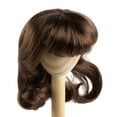 thumbnail image 1 of Monique Synthetic Mohair Brown Black Lizzy Doll Wig, 1 of 4