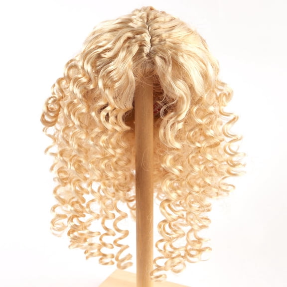 Monique Synthetic Mohair Honey Blonde Bernadette Doll Wig