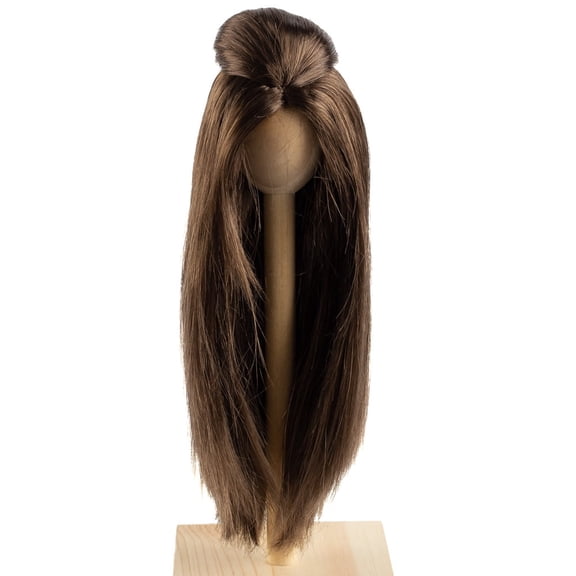 Monique Synthetic Mohair London Brown Black Doll Wig, 7 to 8 Inch Doll Head Circumference