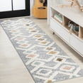 thumbnail image 1 of JONATHAN Y SANTA THERESA 2 x 8 Runner Rug, Monique Trellis - Multi/Gray, SNT104A-28, 1 of 7