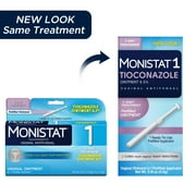 Monistat 1 Day Yeast Infection Treatment for Women, 1 Tioconazole Ointment Applicator