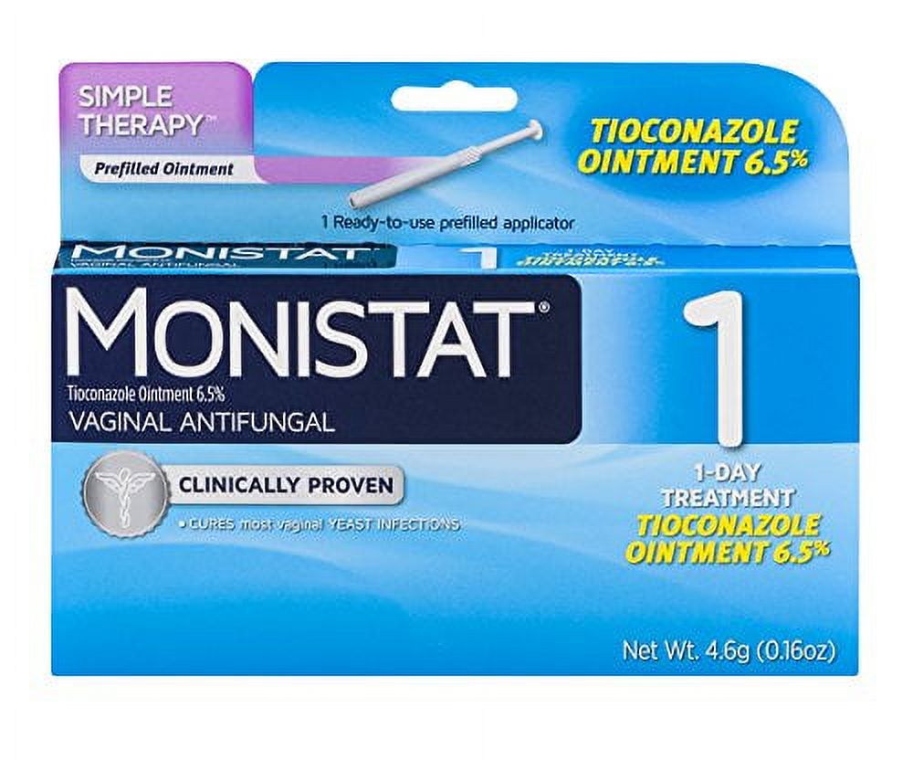 Monistat 1Simple TherapyVaginal Antifungal 1Day Treatment 0.16Ounce