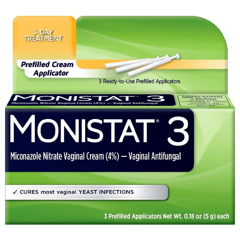 Monistat 3 Vaginal Antifungal Cream Pre-Filled Applicators