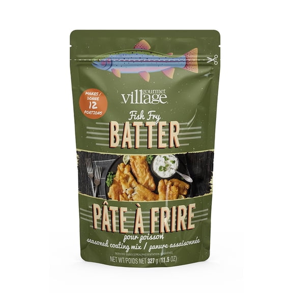 Gourmet du Village Fish Fry Batter Seasoning, 11.5-Ounce