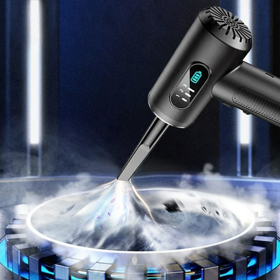 Monitor Accessories and Screen Cleaners Compressed Duster 3 Gear Adjustable 100000Rpm Duster with Led Light Rechargeable Blower for Keyboard Devices Cleaning