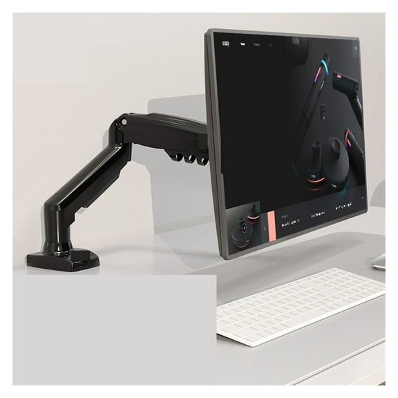 Monitor Bracket Desktop Lift Rotating Computer Monitor Hanger Mechanical Arm Base Dual-screen Bracket ,Flexible and Strong Support