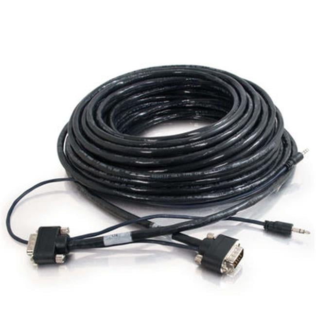 Monitor Cable 35ft - Black with Low Profile Connectors - Walmart.com