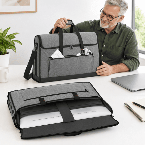 Monitor Carrying Case 24-27 Inch Padded Travel Bag