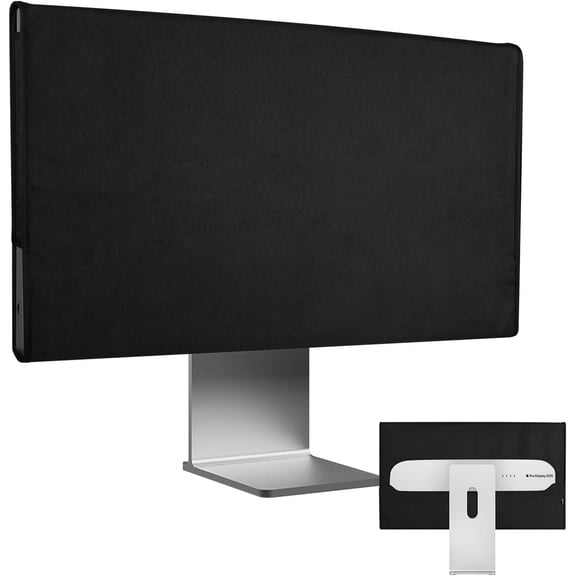 Monitor Cover Compatible with Apple 32-inch Pro Display XDR - Anti-Static Monitor Dust Cover Computer Screen Protective Sleeve - Black