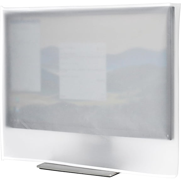 Monitor Dust Cover, LCD/LED HD Antistatic Vinyl Flat-Screen Computer Monitor Water Proof Protective Case Compatible with 24" iMac Desktop and Accessories(24W x18H x3D)