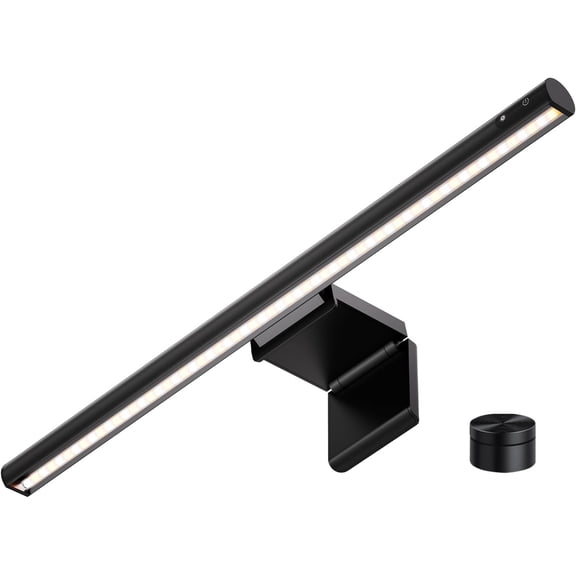 Monitor Light Bar, Eye-Care USB Computer Lamp Dimmable Screen Light Bar, Fit for All Monitor with Wireless Controller, Backlight, No Screen Glare, Space Saving for Home Office Gaming Desk Light