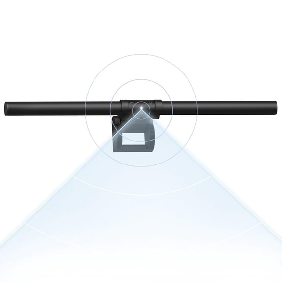 Monitor Light Bar (black) - Ultrawide Lighting  Motion Sensor Adjustable Brightness/color Temperature Eye-care Usb Lamp No Glare Accessory