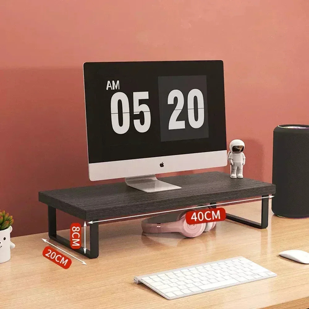 Computer Vision Shelf Monitor Raised Shelf Desktop Computer Raising Stand Laptop Monitor ...
