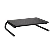Incipio Monitor Riser Stand, Ergonomic Desk Shelf with Ventilated Surface & Non-Slip Legs, Space-Saving Computer Monitor Stand for Office, Home & Gaming Setup-Black