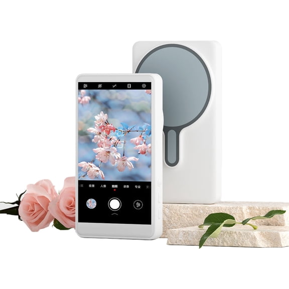 Monitor Screen with 3.5mm Plug Speakers for Selfie Live Stream Monitors Screen for Most Phone