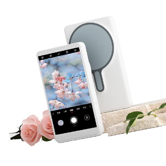 Monitor Screen with 3.5mm Plug Speakers for Selfie Live Stream Monitors Screen for Most Phone