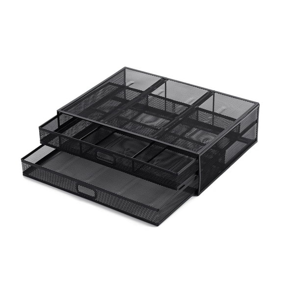 Monitor Stand Built in Storage Drawer Desk Organisers Tablet & Phone Stand Holder for Computer Printer Laptops