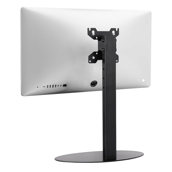 Monitor Stand, Freestanding Monitor Mount for 14-32 inch Screens with 360 Degree Rotation, Height Settings, Adjustable Desk Riser with Swivel and Tilt, Max VESA 75x75, 100x100mm