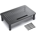 thumbnail image 1 of Monitor Stand Riser - Upgraded for Faster Productivity - Anti-Skid, HD Hexagonal Steel - Free Cable Ties - Computer Stand - Laptop, Desktop, Printer, iMac (Simple), 1 of 7