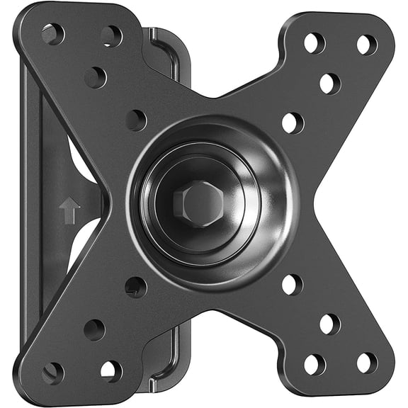 Monitor Wall Mount TV Bracket for Most 10-26 inch TVs and Monitors, Small TV Mount VESA Wall Mount with Swivel Tilt Rotation, Monitor Mount up to VESA 100x100mm and 33LBS