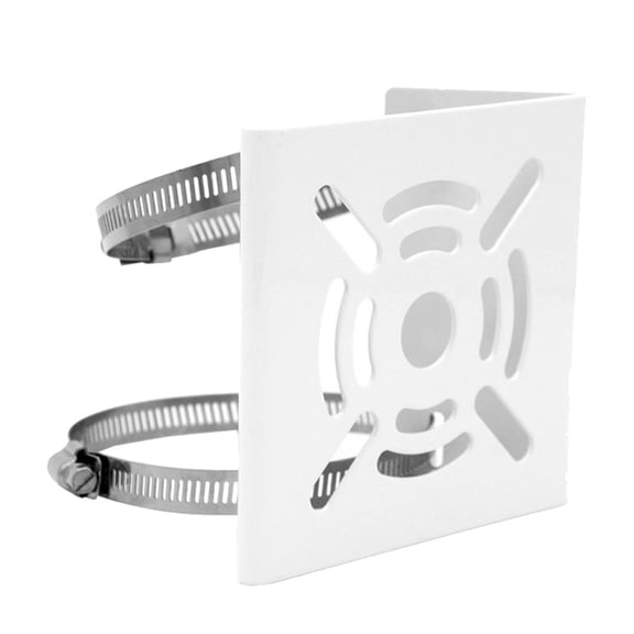 Monitoring Bracket Adapter Tv Stand Metal Security Camera PTZ Dome Pole Mount 2 Sets