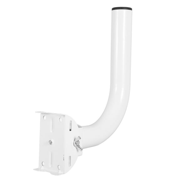 FENGGUIQU Outdoor Pole Mount Bracket White for Camera Antenna and Signal Extension