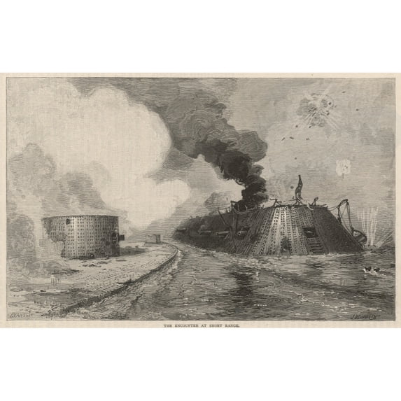 Monitormerrimac Poster Print By Mary Evans Picture Library (24 X 18)