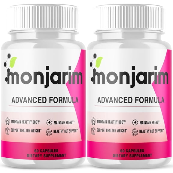 Monjarim Advanced Formula Pills Supporting Energy and Healthy Lifestyle 120 Capsules