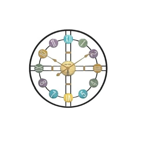 Monk Forest Unique 20-Inch Stylish Wall Clock | Modern Decorative Timepiece | Sleek Home Decor