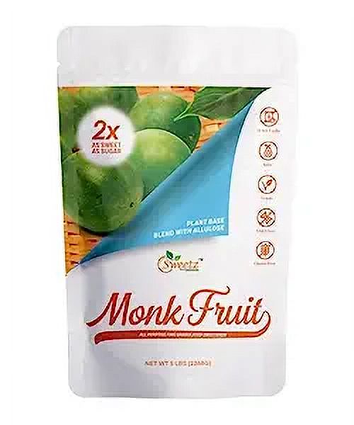 Monk Fruit Allulose All Purpose Sweetener 2X Sugar Sweetness; Total