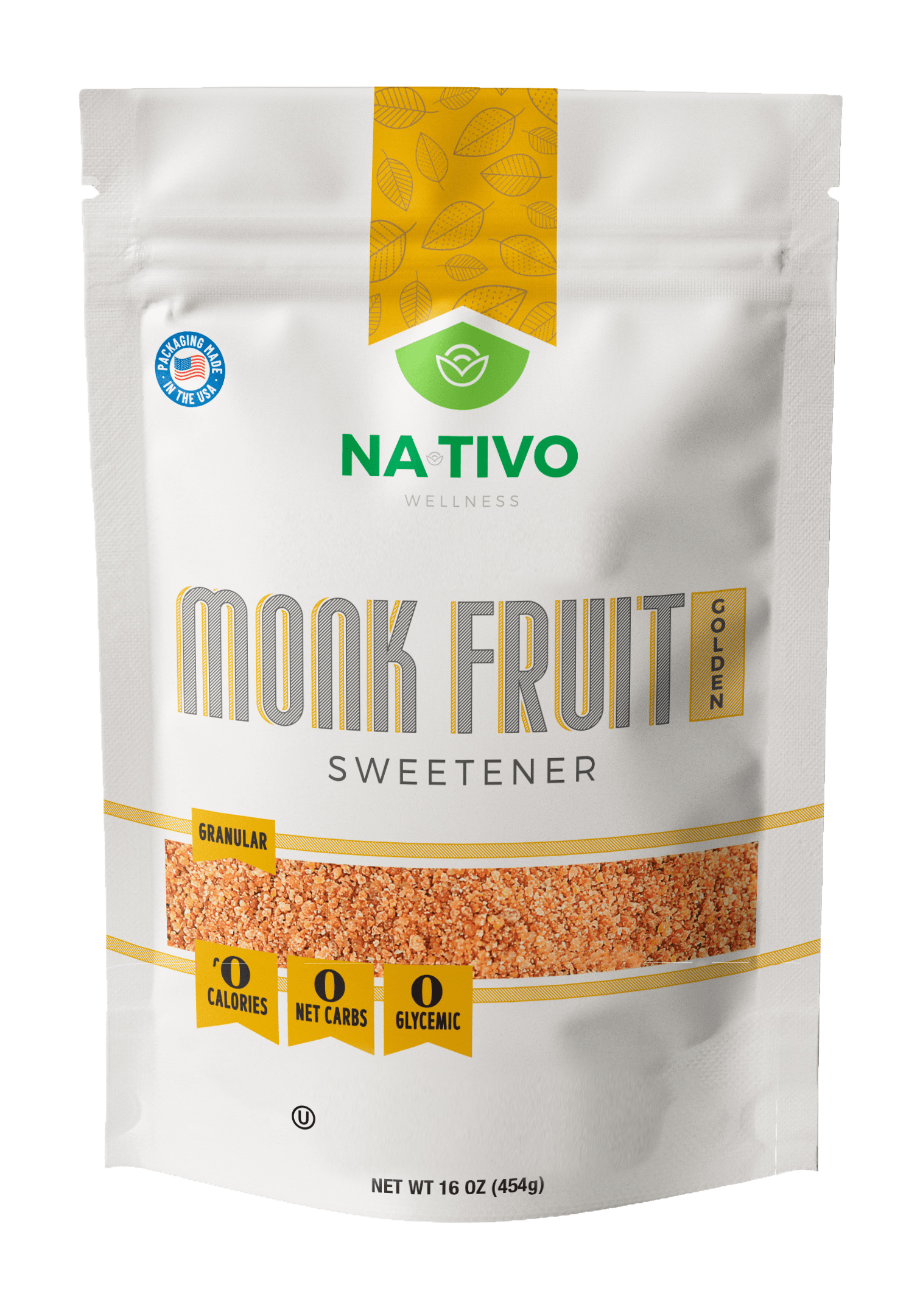 Monk Fruit Golden Erythritol Sweetener
