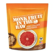 Monk Fruit In The Raw Zero Calorie Sweetener, Sugar Substitute, 4.8 oz, Bag
