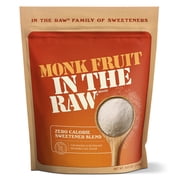 Monk Fruit In The Raw Zero Calorie Sweetener, Sugar Substitute, 4.8 oz, Bag