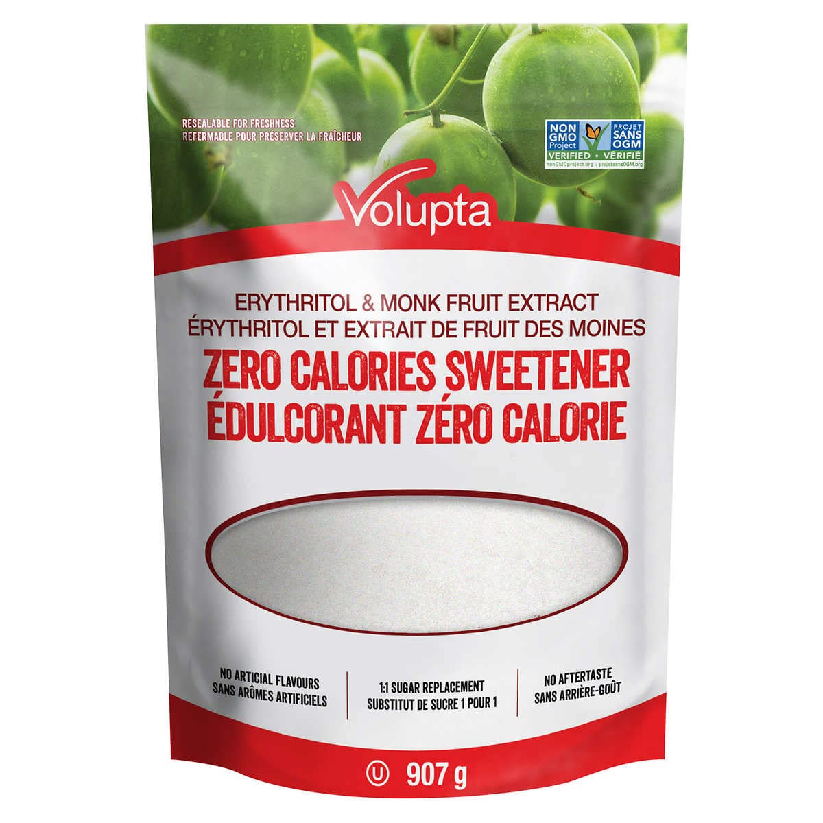 Monk Fruit Sweetener Monk Fruit & Erythritol Zero Calorie Sugar