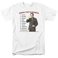 thumbnail image 1 of Monk Men's  Top 10 Phobias T-shirt White, 1 of 2